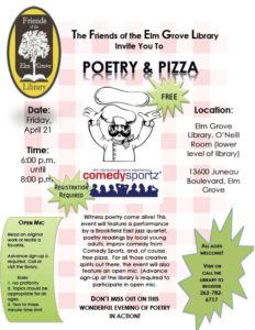 Poetry and Pizza flyer